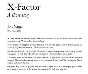 Link to 'X-factor' story